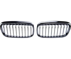 MTuning Single rib sportinės grotelės Gloss Juodas BMW 2 F45 pre-facelift 2014-2018