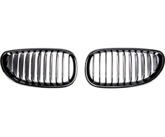 MTuning Single rib sportinės grotelės Gloss Juodas BMW 5 (E60) Sedanas (E61) Touring 2003-2010 m.