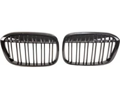 MTuning Single rib sportinės grotelės Gloss Juodas BMW X1 F48 pre-facelift 2015-2019