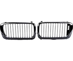 MTuning Single rib sportinės grotelės Gloss Juodas BMW 7 E38 pre-facelift 1994-1999