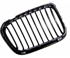 MTuning Single rib sportinės grotelės Gloss Juodas BMW 3 E46 Compact pre-facelift 1998-2001