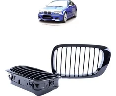MTuning Single rib sportinės grotelės Gloss Juodas BMW 3 E46 pre-facelift 1999-2003
