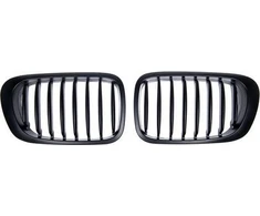 MTuning Single rib sportinės grotelės Matt Juodas BMW 3 E46 pre-facelift 1999-2003