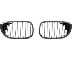 MTuning Single Rib Sports Grilis Gloss Juodas BMW 3 E46 Facelift 2003-2006