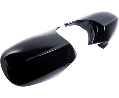 MTuning šoninio veidrodėlio dangtelio komplektas blizgus juodas BMW 1 E81 E82 E87 E88 3 E90 E91 E92 E93 Facelift 2010-2012 m.
