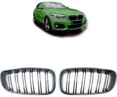MTuning Sport Grilis Double Ribs Blizgus juodas BMW 1 F20 F21 Facelift 2015-2019 m.