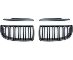 Mtuning Sport Grilis Double Ribs Blizgus juodas BMW 3 E90 E91 Pre-facelift 2005-2008 m.