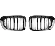 MTuning Sport Grilis Double Ribs Blizgus juodas BMW 3 E46 Pre-Facelift 1999-2003 m.