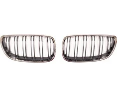 MTuning Sport Grilis Double Ribs Chrome &amp; Juodas BMW 3 E92 E93 Pre-Facelift 2005-2010
