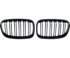 MTuning Sport Grilis Double Ribs Matt Juodas BMW 1 F20 F21 Pre-Facelift 2011-2015