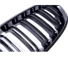MTuning Sport Grilis Dvigubas Grilis Blizgus Juodas BMW 5 E60 E61 2003-2010 m.