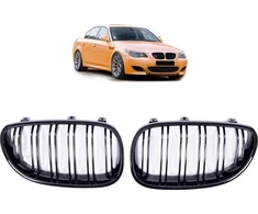 MTuning Sport Grilis Dvigubas Grilis Blizgus Juodas BMW 5 E60 E61 2003-2010 m.