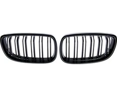 MTuning Sportinės grotelės dvigubos briaunelės Matt Juodas BMW 3 E92 E93 prieš facelift 2005-2010