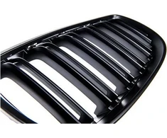 MTuning Sportinės grotelės dvigubos briaunelės Matt Juodas BMW 3 E92 E93 prieš facelift 2005-2010