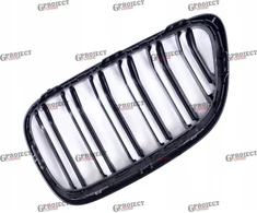 „MTuning“ sportinės grotelės, dvigubos briaunos, blizgios juodos spalvos BMW 2 F22 F23 2013–2021 m.