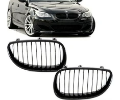 MTuning Sportinis grotelių pavieniai šonkauliai Matt Juodas BMW 5 (E60) Sedanas (E61) Touring 2003-2010 m.