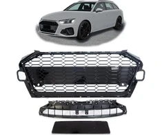 MTuning Sports Grilis Blizgus Juodas AUDI A4 B9 Facelift 2019-2023 m.
