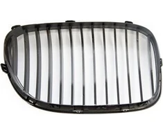 MTuning vienos juostos sportinės grotelės blizgios juodos BMW 7 F01 F02 F03 F04 2008-2015