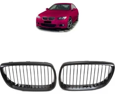 MTuning vienos juostos sportinės grotelės blizgiai juodos BMW 3 E92 E93 prieš atnaujinimą 2005-2010