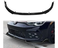 Mtuning Volkswagen Golf VIII GTI Spoileris Priekinis Bamperis Blizgi Juoda