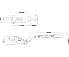 Mtuning_A Hidraulinis rankinis stabdys vertikalus horizontalus DRIFT KJS