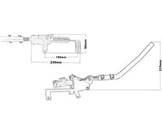 Mtuning_A Rankinis hidraulinis stabdys paslėptas BMW E36 DRIFT