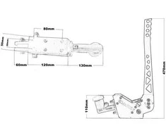 Mtuning_A Universalus hidraulinis rankinis stabdys DRIFT