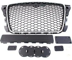 MTuning_F GRILL AUDI A3 8P RS-STYLE CHROME-Juodas (09-12)