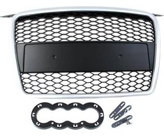 MTuning_F GRILL AUDI A3 8P RS- STYLE Sidabrinis- BLAKK (05 - 08)
