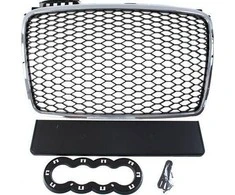 MTuning_F GRILL AUDI A4 B7 RS- STYLE CHROME- Juodas (04-08)