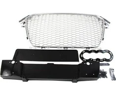 MTuning_F GRILL AUDI A4 B8 RS- STYLE Sidabrinis- Juodas (12- 15) PDC