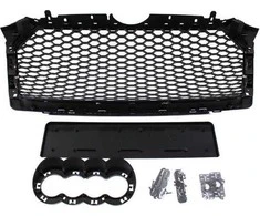 Mtuning_F GRILL AUDI A4 B9 RS- STYLE CHROME (2016) + PDC