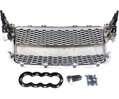 Mtuning_F GRILL AUDI A5 8T RS- STYLE CHROM- Juodas (07-10) PDC
