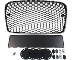 Mtuning_F GRILL AUDI A5 8T RS- STYLE CHROME- Juodas (13-16) PDC