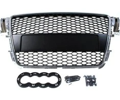 Mtuning_F GRILL AUDI A5 8T RS- STYLE CHROM- Juodas (07-10) PDC