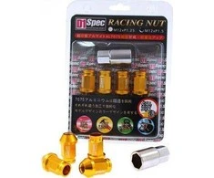 MTuning_F Nuts D1SPEC Replica 40mm M12x1.25 Auksas