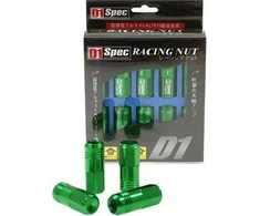 MTuning_F D1SPEC Nuts Replica EW M12x1.25 Žalia