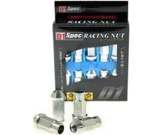 MTuning_F D1SPEC Nuts Race M12x1.5 Sidabras