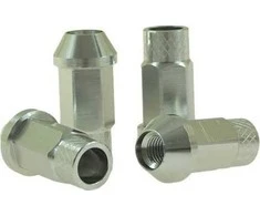 MTuning_F Riešutai JBR 50mm M12 x1.5 Sidabrinis