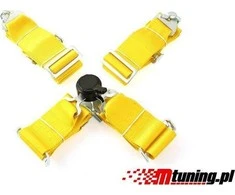 MTuning_F Sporto diržai 4p 3 "Geltonas - greitas