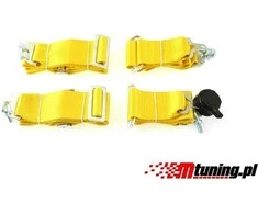 MTuning_F Sporto diržai 4p 3 "Geltonas - greitas