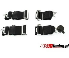 MTuning_F Sporto diržai 4p 3 "Juodas - greitas