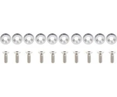 MTuning_F Universalūs varžtai 6mm JDM Sidabrinis