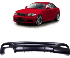 Mtuningas galinis difuzorius Matt Juodas BMW 1 E82 E88 2007-2013 m.