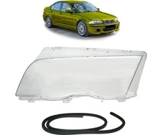 Mtuningas lempos gaubtas su guma kairiuoju BMW 3 E46 prieš veido patobulinimą 1998-2001 m.