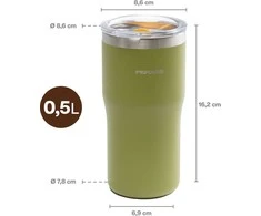 Fiskars Fiskar termopompa kelionėms, 0,5 l, sausa