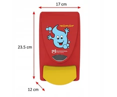 Muilo dozatorius DEB putose Mr Soapy, 1 l, raudonas (HG-021456)