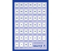 MULTI 3 Universali etiketė MULTI 3, 99,1x139mm, apvali, balta