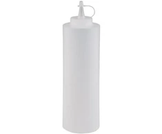 Multi Daugiafunkcis plastikinis butelis 700 ml Ø7x24 cm su permatomu dangteliu 1 vnt.