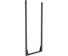 Laikiklis Multibrackets M Floormount Pro OM55N-D, Pagrindas, Juoda, Plienas, 80 kg, Grindys, 10,3kg